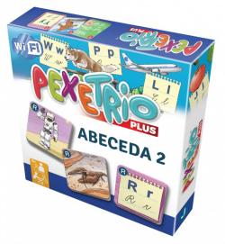 Efko Hra Pexetrio Abeceda 2 plus 54 dílků (společenská hra)