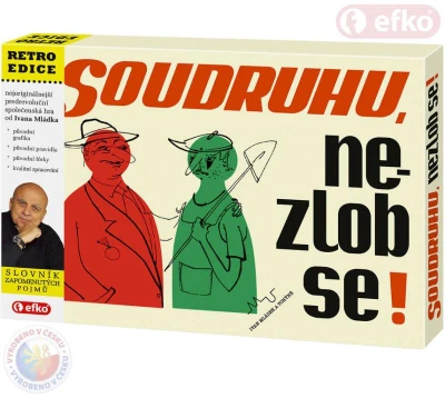 Efko Hra retro Soudruhu nezlob se! původní vzhled (společenská hra) Efko Hra retro Soudruhu nezlob se! původní vzhled (společenská hra)