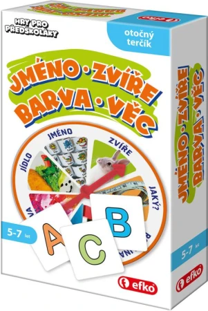 Efko Hry pre predškolákov Meno Zviera Farba Vec (spoločenská hra) Efko Hry pre predškolákov Meno Zviera Farba Vec (spoločenská hra)