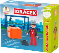 Efko IGRÁČEK Automechanik povolání set figurka kloubová s doplňky