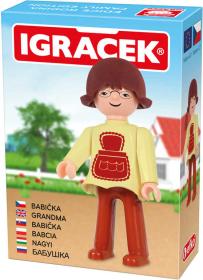Efko IGRÁČEK Babička figurka 7,5cm rodina v krabičce (stavebnice)