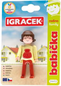 Efko IGRÁČEK Babička rodina figurka kloubová na kartě