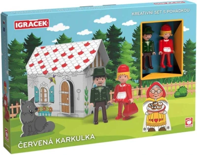 Efko IGRÁČEK Červená Čiapočka kreatívna sada so 2 figúrkami a rozprávkou Efko IGRÁČEK Červená Čiapočka kreatívna sada so 2 figúrkami a rozprávkou