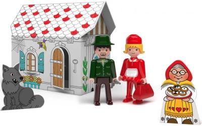 Efko IGRÁČEK Červená Karkulka kreativní set se 2 figurkami a pohádkou