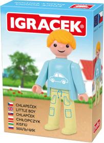 Efko IGRÁČEK Chlapeček figurka 7,5cm rodina v krabičce (stavebnice)