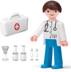 Efko IGRÁČEK Doktor povolání set figurka kloubová s doplňky