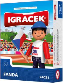 Efko IGRÁČEK Fanda hokejová figurka 7,5cm v krabičce (stavebnice)