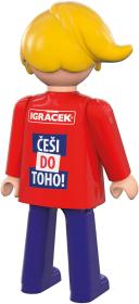 Efko IGRÁČEK Fanynka Mistrovství světa v hokeji 2024 figurka červený dres