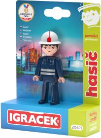 Efko IGRÁČEK Hasič povolání set figurka kloubová s doplňky