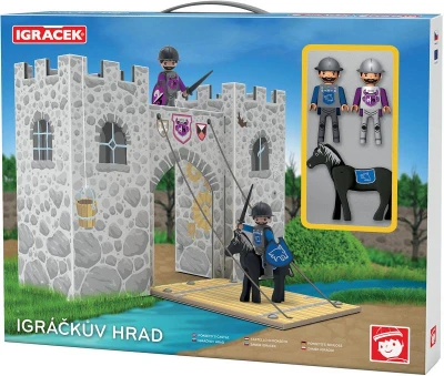 Efko IGRÁČEK Igráčkův Hrad herní set se 2 figurkami (stavebnice) Efko IGRÁČEK Igráčkův Hrad herní set se 2 figurkami (stavebnice)