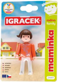 Efko IGRÁČEK Maminka rodina figurka kloubová na kartě