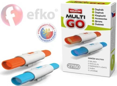 Efko IGRÁČEK MultiGO 2 majáky doplňky v krabičce Efko IGRÁČEK MultiGO 2 majáky doplňky v krabičce