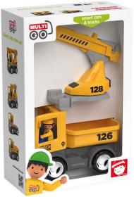 Efko IGRÁČEK MultiGO BUILD set 2+1 figurka Igráček Stavbař s autem