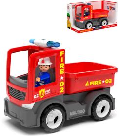 Efko IGRÁČEK MultiGO Fire valníček set auto hasičské s figurkou