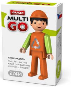 Efko IGRÁČEK MultiGO Popelář Figurka v krabičce