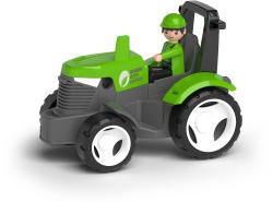 Efko IGRÁČEK MultiGO Zelený traktor s videlmi s figurkou a paletou Eko