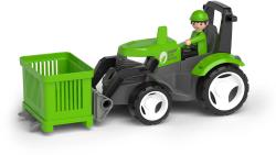 Efko IGRÁČEK MultiGO Zelený traktor s videlmi s figurkou a paletou Eko