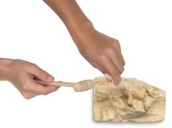 Efko IGRÁČEK Paleontolog figurka dino vykopávky Triceratops a Brachiosaurus