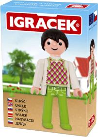 Efko IGRÁČEK Strýček figurka 7,5cm rodina v krabičce (stavebnice)