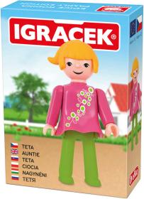 Efko IGRÁČEK Tetička figurka 7,5cm rodina v krabičce (stavebnice)
