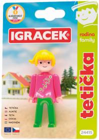 Efko IGRÁČEK Tetička rodina figurka kloubová na kartě