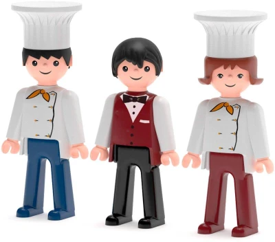 Efko IGRÁČEK TRIO Vaříme set 3 figurky kloubové s doplňky