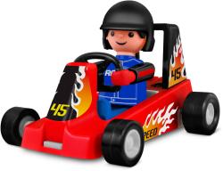Efko IGRÁČEK Závodník povolání set figurka kloubová + červená motokára
