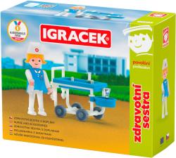 Efko IGRÁČEK Zdravotní sestra povolání set figurka kloubová s doplňky