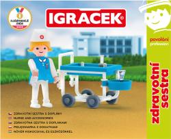 Efko IGRÁČEK Zdravotní sestra povolání set figurka kloubová s doplňky