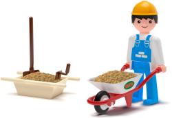 Efko IGRÁČEK Zedník povolání set figurka kloubová s doplňky