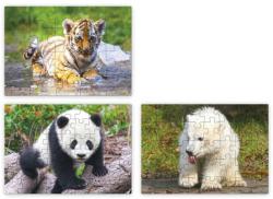 Efko Puzzle 3v1 Mláďátka v ZOO skládačka foto 21x15cm