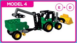 Efko ROTO Farm Farmářská technika 147 dílků 4v1 konstrukční (stavebnice)