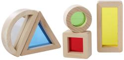 Eichhorn DŘEVO Montessori baby smyslové bloky set 5 tvarů