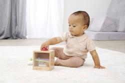 Eichhorn DŘEVO Montessori baby vzdělávací motorický box