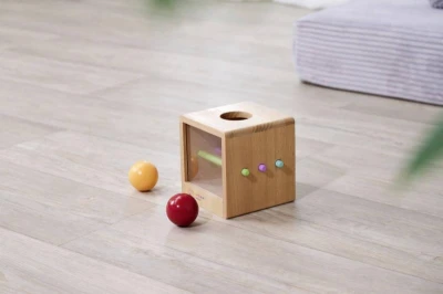 Eichhorn DŘEVO Montessori baby vzdělávací motorický box