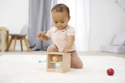 Eichhorn DŘEVO Montessori baby vzdělávací motorický box