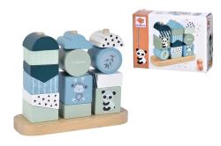 Eichhorn Stohovací hra Panda kostky pro nejmenší materiál dřevo Eichhorn Stohovací hra Panda kostky pro nejmenší materiál dřevo