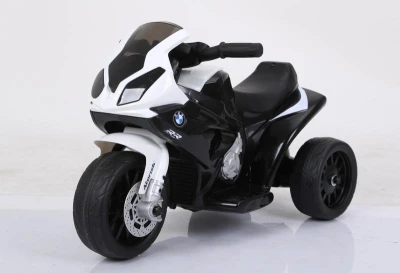 ELJET Dětská elektrická trojkolka BMW S1000 RR černá/black POUZE Černá (VÝPRODEJ)