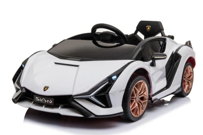ELJET Dětské elektrické auto Lamborghini Sian bílá/white ELJET Dětské elektrické auto Lamborghini Sian bílá/white