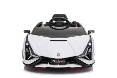 ELJET Dětské elektrické auto Lamborghini Sian bílá/white