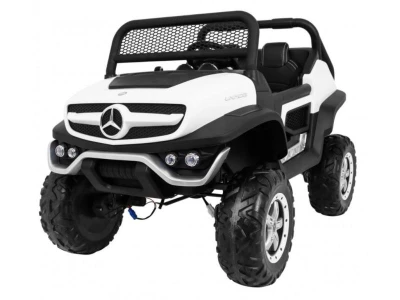 ELJET Dětské elektrické auto Mercedes Benz Unimog Truck - bílá ELJET Dětské elektrické auto Mercedes Benz Unimog Truck - bílá