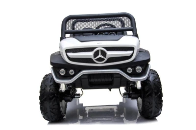ELJET Dětské elektrické auto Mercedes Benz Unimog Truck - bílá