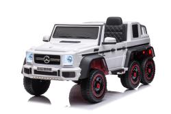 ELJET Dětské elektrické auto Mercedes G63 - 6 kol bílá/white