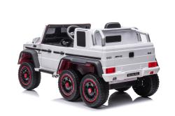 ELJET Dětské elektrické auto Mercedes G63 - 6 kol bílá/white