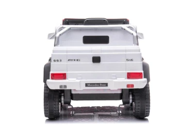 ELJET Dětské elektrické auto Mercedes G63 - 6 kol bílá/white