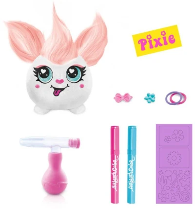 EPEE EP Line Airbrush Hairiffic Mini kreativní set plyšák k vybarvení 3 druhy