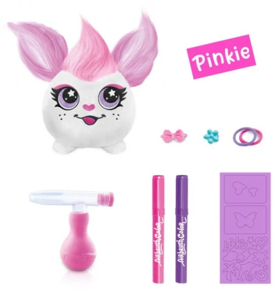 EPEE EP Line Airbrush Hairiffic Mini kreativní set plyšák k vybarvení 3 druhy