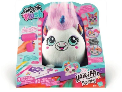 EPEE EP Line Airbrush Hairiffic Squish Pal set plyšák k vybarvení na baterie 2 druhy