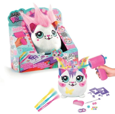 EPEE EP Line Airbrush Hairiffic Squish Pal set plyšák k vybarvení na baterie 2 druhy