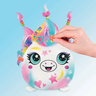 EPEE EP Line Airbrush Hairiffic Squish Pal set plyšák k vybarvení na baterie 2 druhy